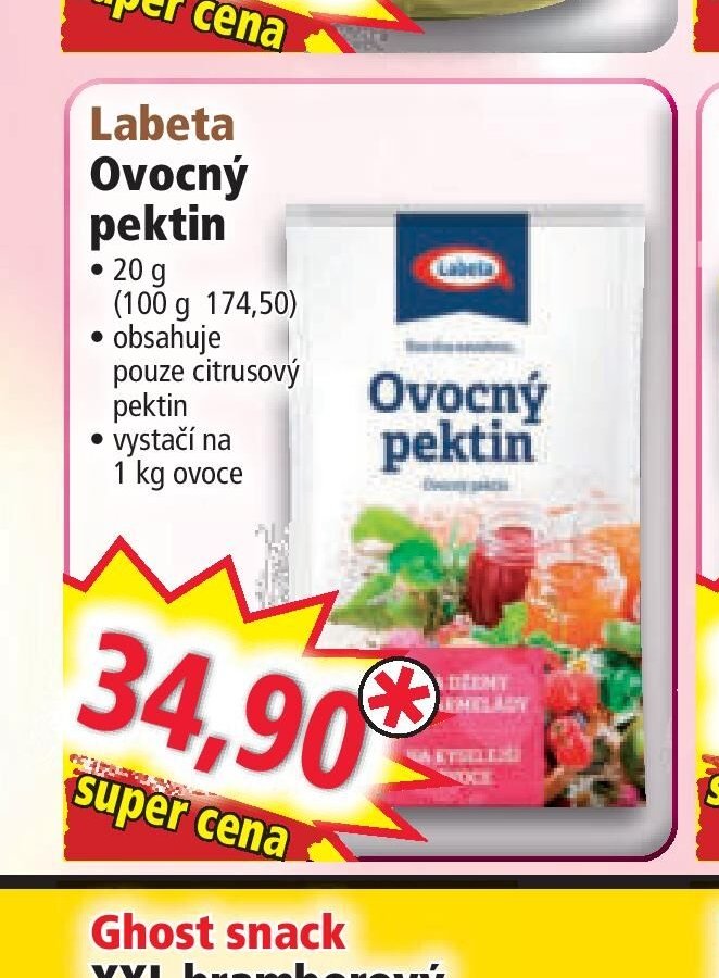 Labeta Ovocný pektin - Norma aktualniletaky.eu