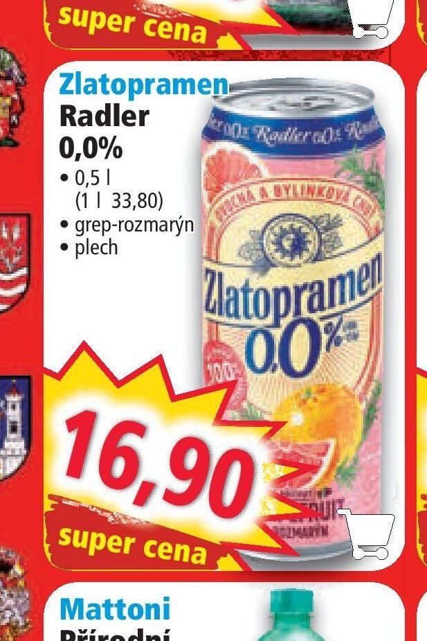 Zlatopramen Radler 0,0% - Norma aktualniletaky.eu