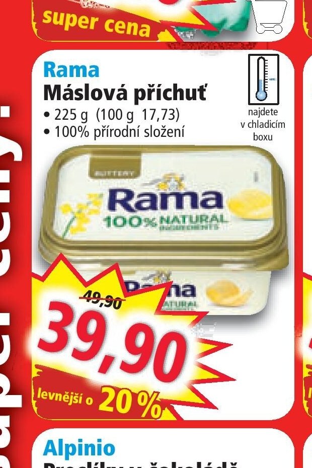 Rama Máslová příchuť - Norma aktualniletaky.eu