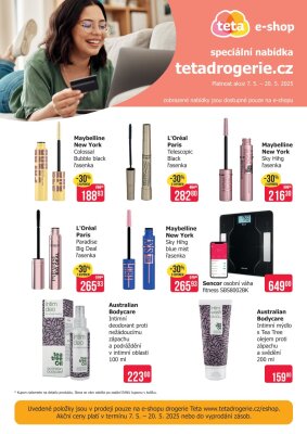 aktuální leták Teta drogerie 7.5.2025-20.5.2025