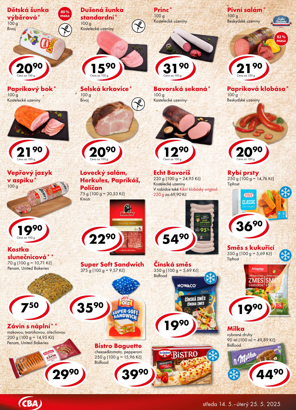 CBA Potraviny leták CBA strana 3