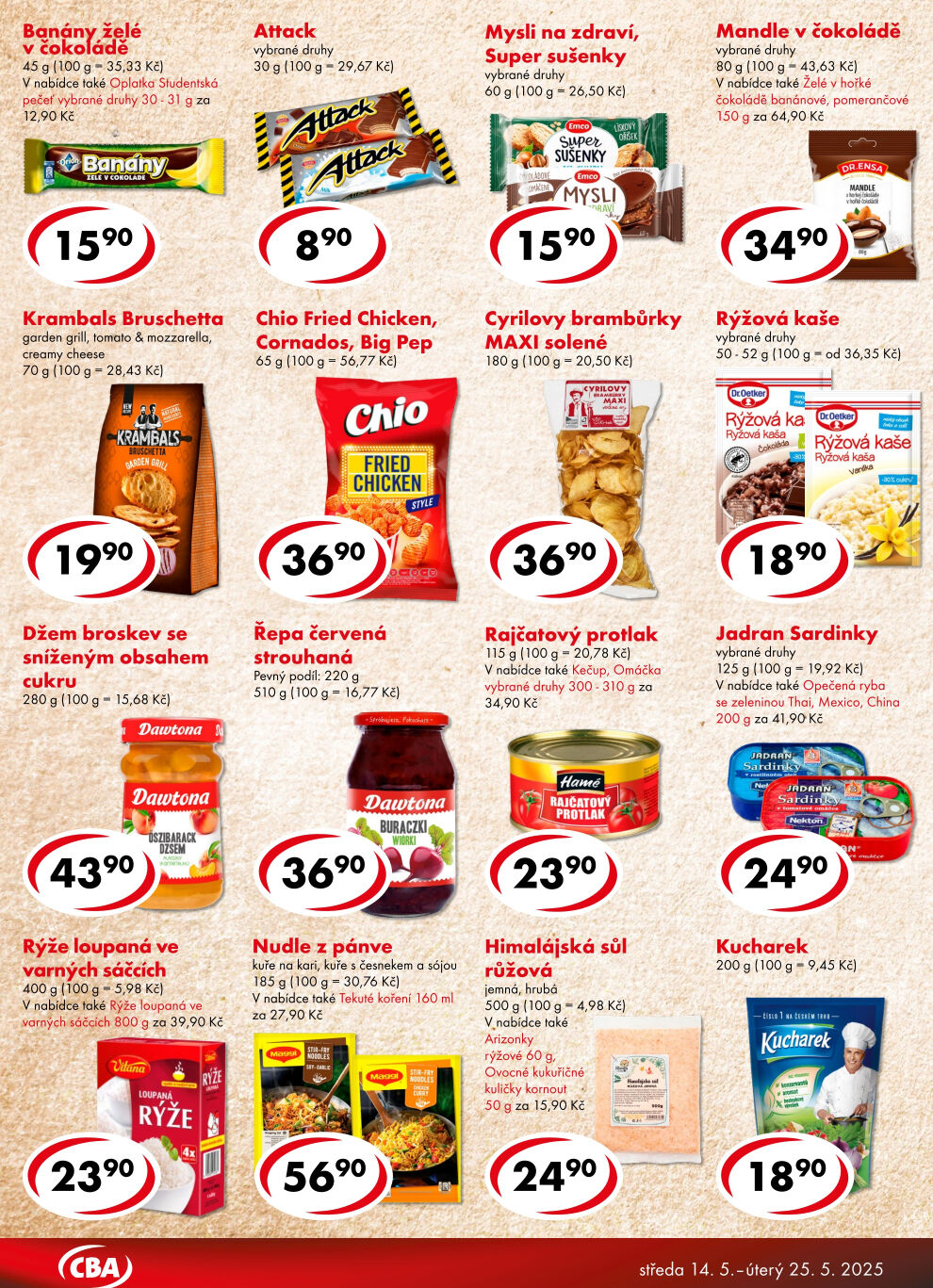CBA Potraviny leták CBA strana 4