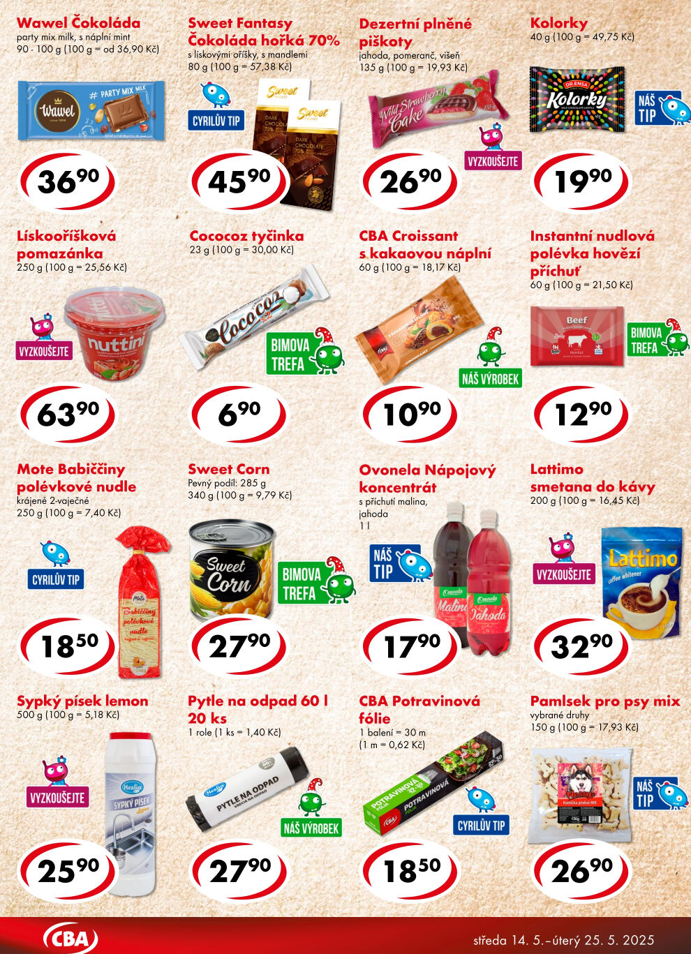 CBA Potraviny leták CBA strana 5