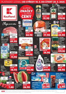 aktuální leták Kaufland 14.5.2025-20.5.2025