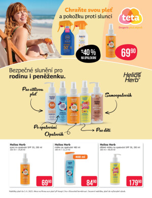 aktuální leták Teta drogerie 15.5.2025-3.6.2025