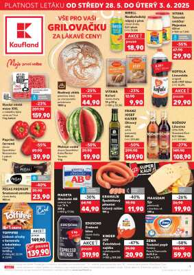 aktuální leták Kaufland 28.5.2025-3.6.2025