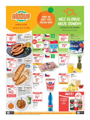 aktuální leták Globus 28.5.2025-3.6.2025