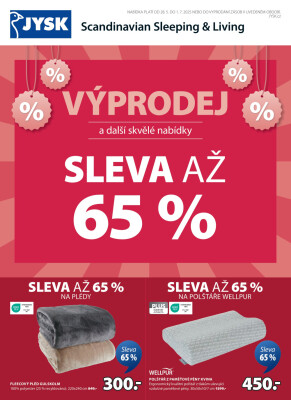 aktuální leták Jysk 28.5.2025-1.7.2025
