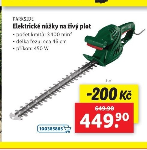 Elektrické nůžky na živý plot - Lidl aktualniletaky.eu