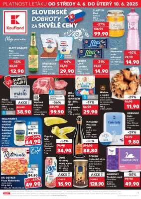 aktuální leták Kaufland 4.6.2025-10.6.2025