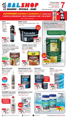 aktuální leták Barvy a laky drogerie 31.5.2025-20.6.2025