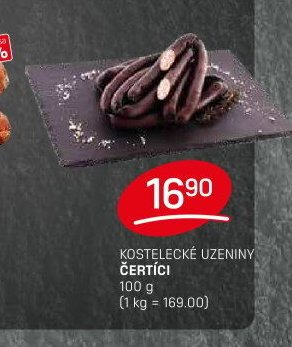Kostelecké uzeniny Čertíci - FLOP aktualniletaky.eu