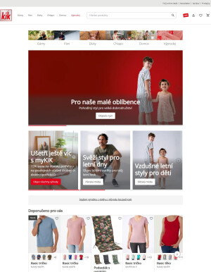 aktuální leták Kik textil 4.6.2025-10.6.2025