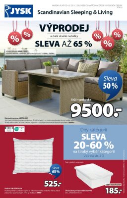 aktuální leták Jysk 4.6.2025-1.7.2025