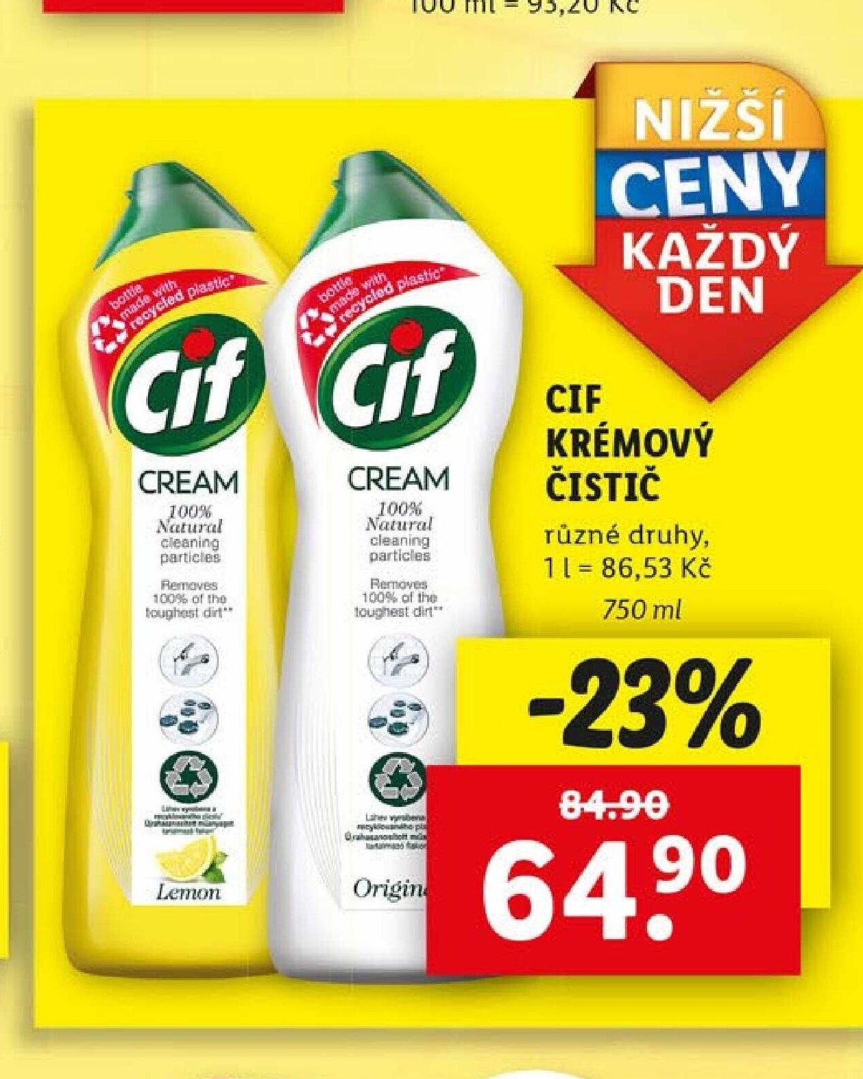 Cif krémový čistič - Lidl aktualniletaky.eu