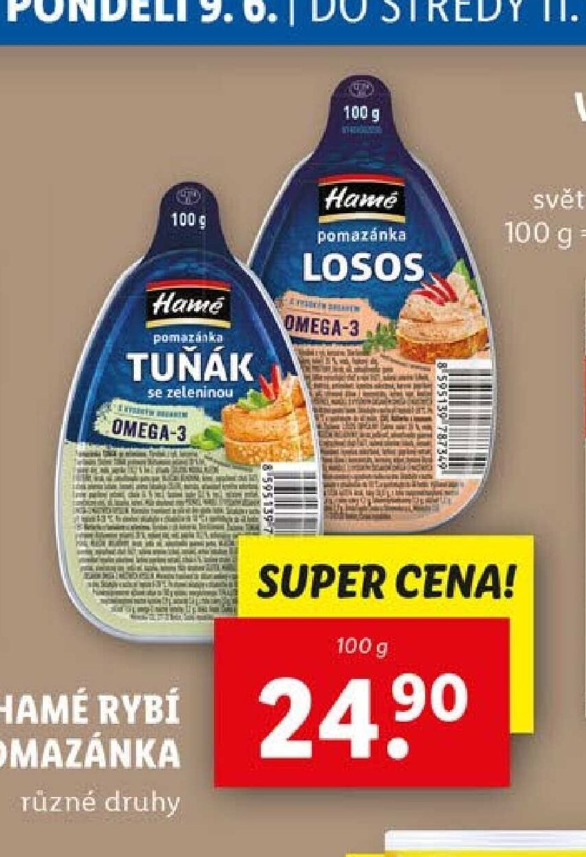 Hamé rybí pomazánka - Lidl aktualniletaky.eu
