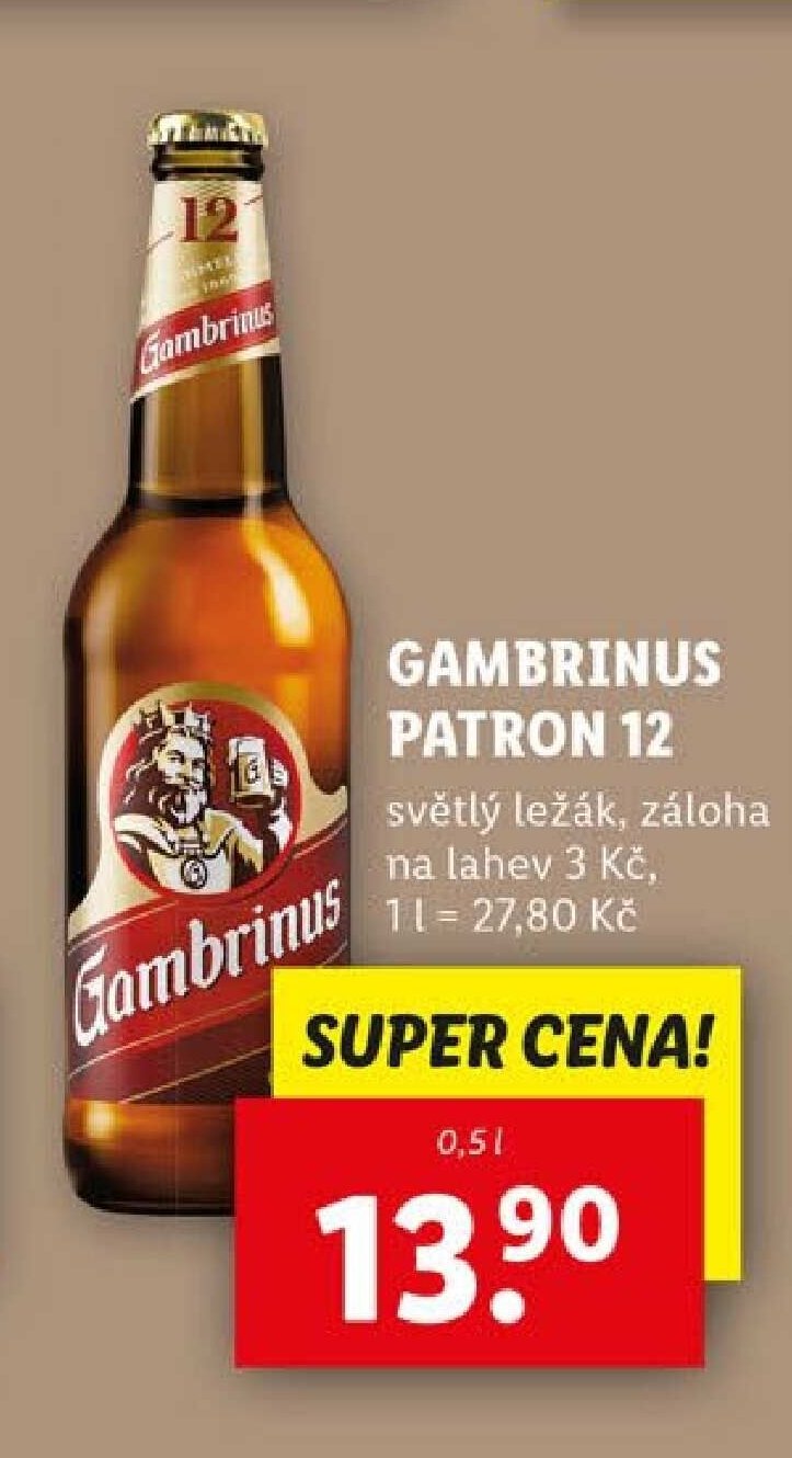 Gambrinus Patron 12 - Lidl aktualniletaky.eu