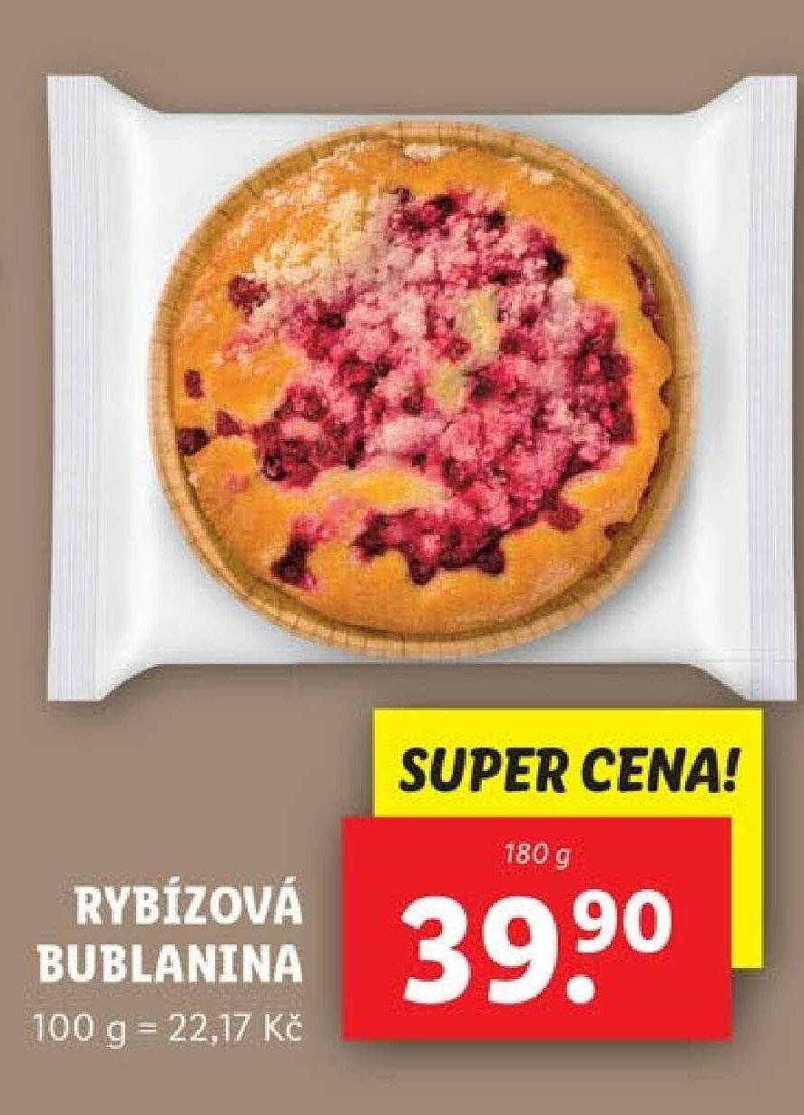 Rybízová bublanina - Lidl aktualniletaky.eu