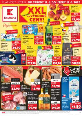aktuální leták Kaufland 11.6.2025-17.6.2025