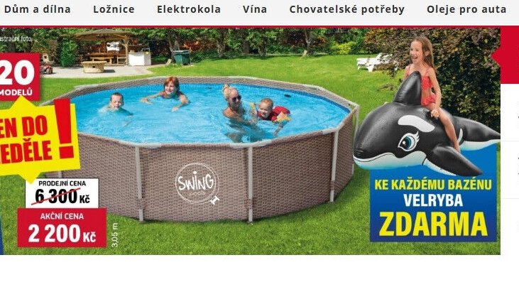 Bazén Swing - Mountfield aktualniletaky.eu