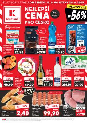 aktuální leták Kaufland 18.6.2025-24.6.2025