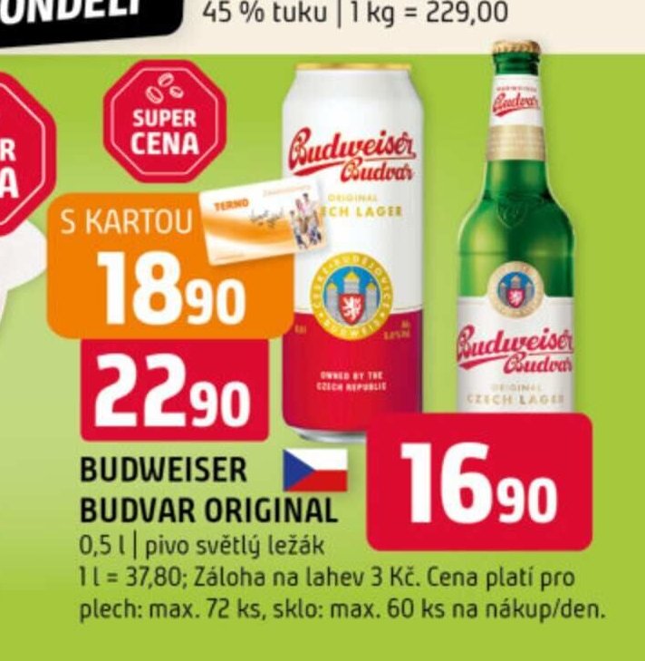 Budweiser Budvar Original - COOP aktualniletaky.eu