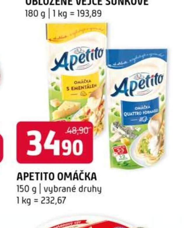 APETITO OMÁČKA - COOP aktualniletaky.eu