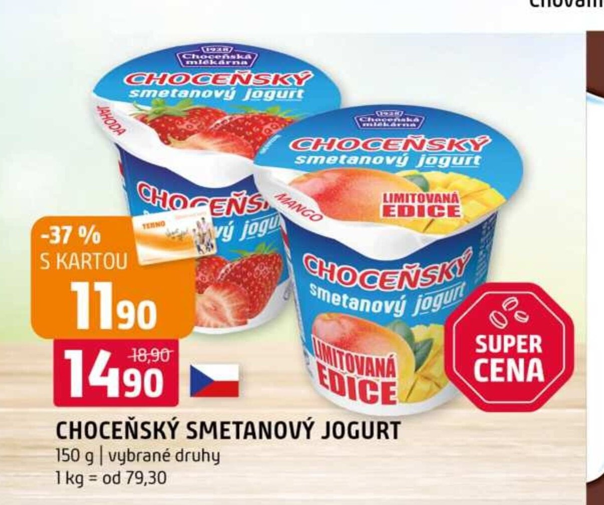 Choceňský smetanový jogurt - COOP aktualniletaky.eu
