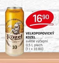 VELKOPOPOVICKÝ KOZEL světlé výčepní - FLOP aktualniletaky.eu