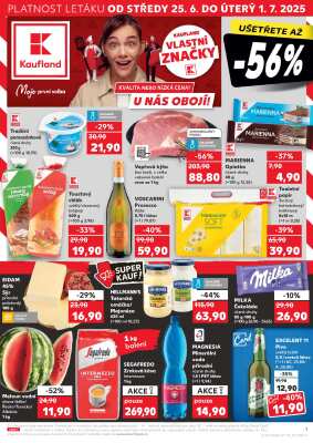 aktuální leták Kaufland 25.6.2025-1.7.2025