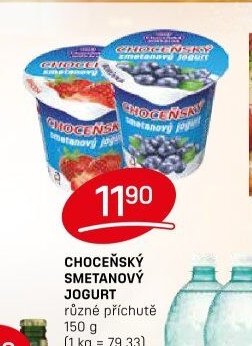 CHOCEŇSKÝ SMETANOVÝ JOGURT - FLOP aktualniletaky.eu