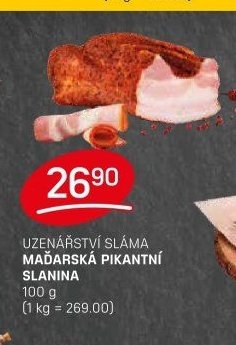 UZENÁŘSTVÍ SLÁMA MAĎARSKÁ PIKANTNÍ SLANINA - FLOP aktualniletaky.eu