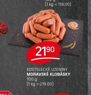 KOSTELECKÉ UZENINY MORAVSKÉ KLOBÁSKY - FLOP aktualniletaky.eu