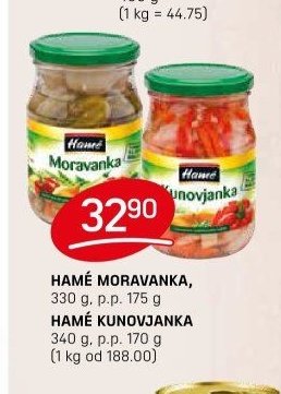 HAMÉ MORAVANKA / KUNOVJANKA - FLOP aktualniletaky.eu