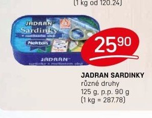 JADRAN SARDINKY - FLOP aktualniletaky.eu