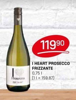 I HEART PROSECCO FRIZZANTE - FLOP aktualniletaky.eu