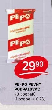 PE-PO PEVNÝ PODPALOVAČ - FLOP aktualniletaky.eu