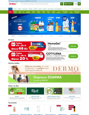 aktuální leták Dr. Max 25.6.2025-1.7.2025