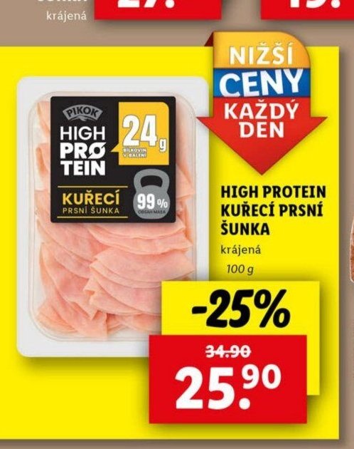 High protein kuřecí prsní šunka - Lidl aktualniletaky.eu