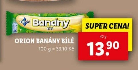 Orion Banány bílé - Lidl aktualniletaky.eu