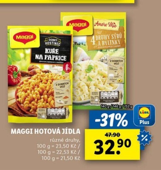 Maggi hotová jídla - Lidl aktualniletaky.eu