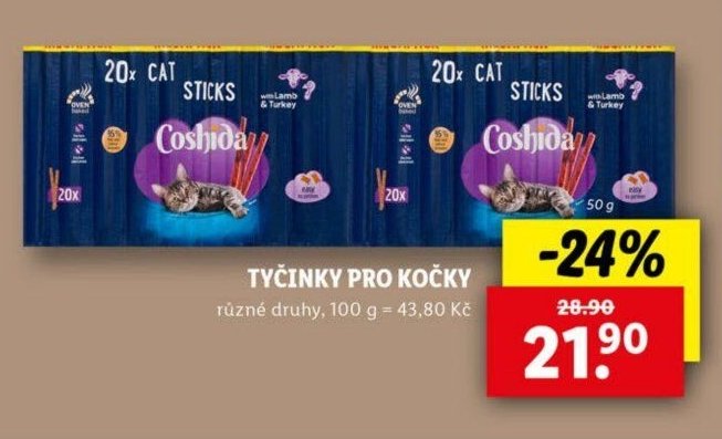 Coshida tyčinky pro kočky - Lidl aktualniletaky.eu