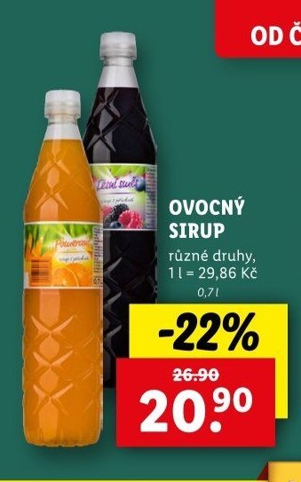 Ovocný sirup - Lidl aktualniletaky.eu