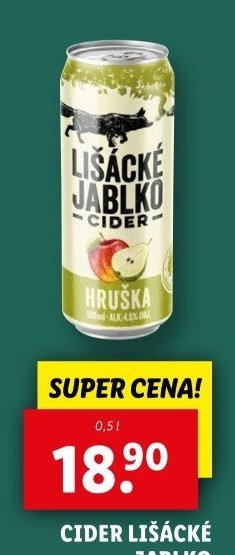 Cider Lišácké jablko - Lidl aktualniletaky.eu