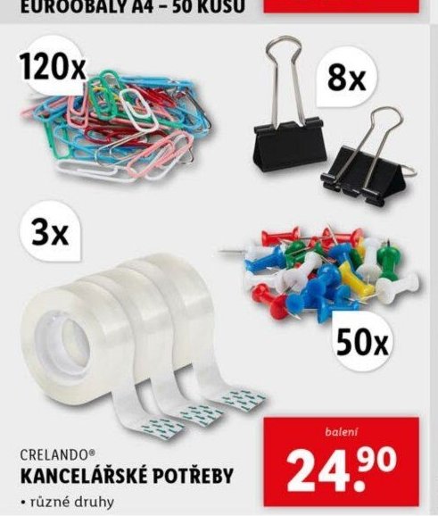 Crelando kancelářské potřeby - Lidl aktualniletaky.eu