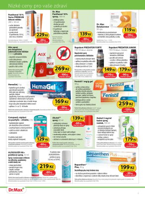 aktuální leták Dr. Max 1.7.2025-31.8.2025