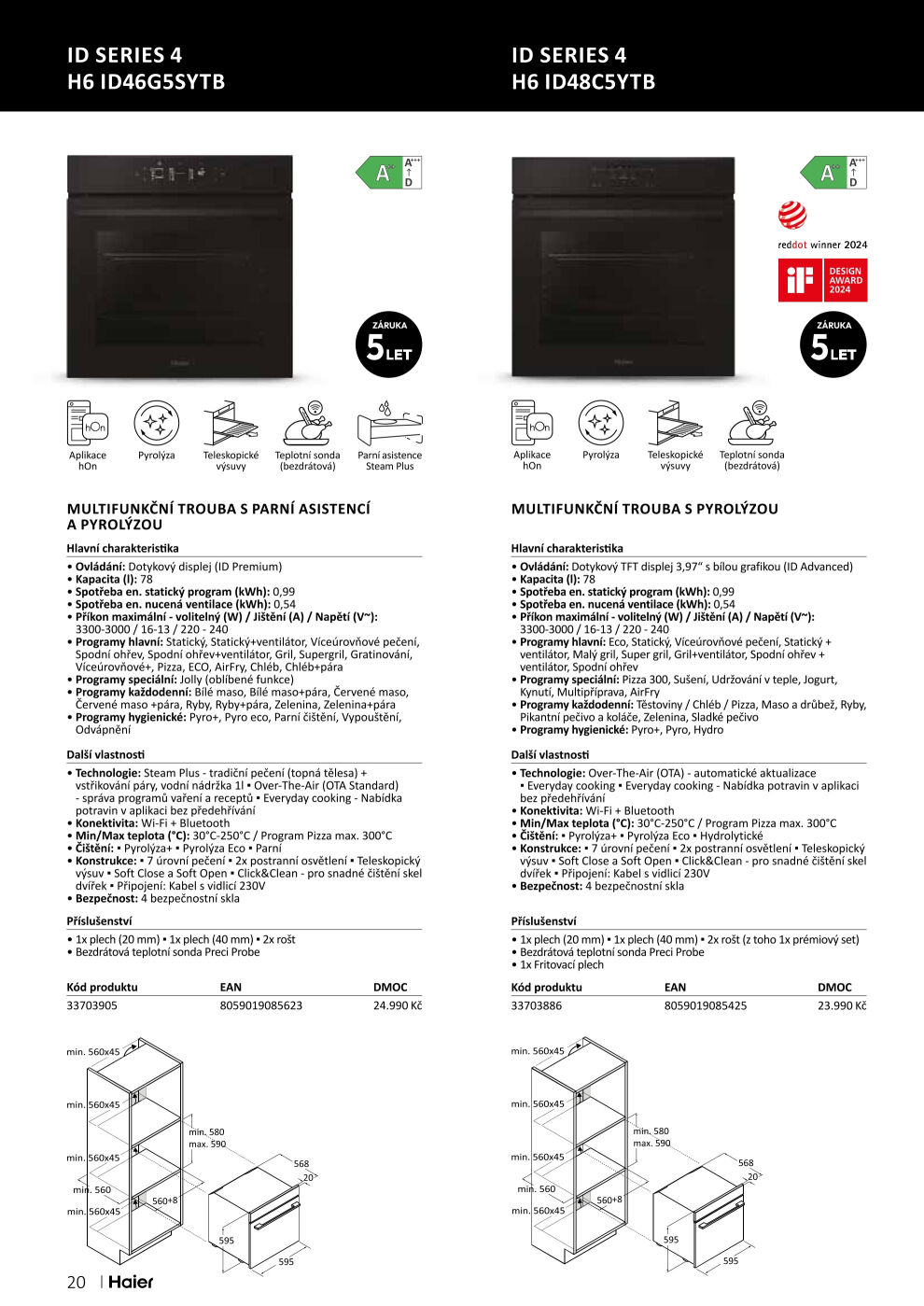 ASKO nábytek leták - Spotřebiče Haier ASKO strana 20