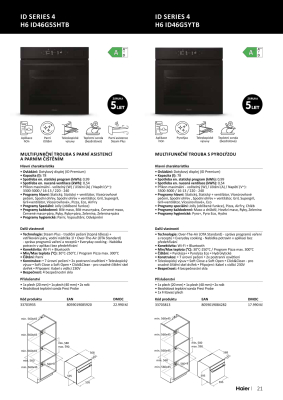 ASKO nábytek leták - Spotřebiče Haier strana 21