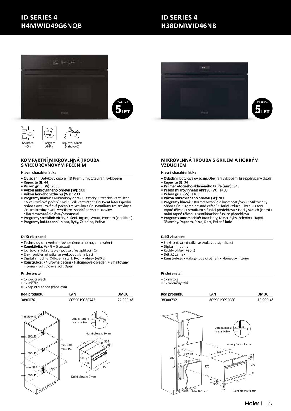 ASKO nábytek leták - Spotřebiče Haier ASKO strana 27
