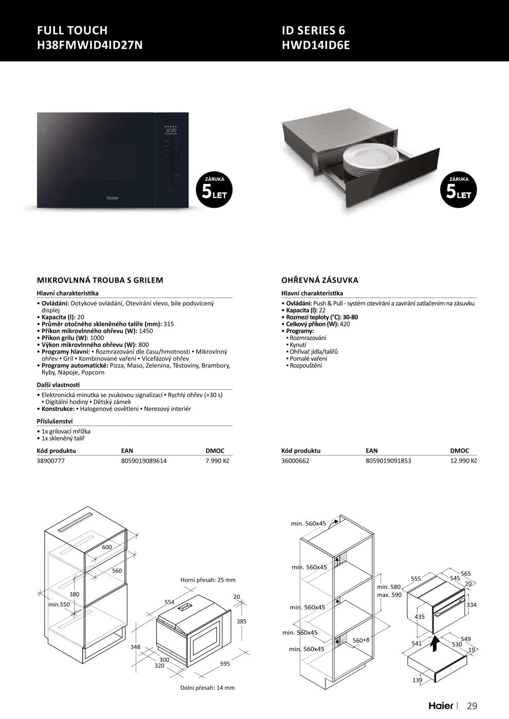 ASKO nábytek leták - Spotřebiče Haier ASKO strana 29